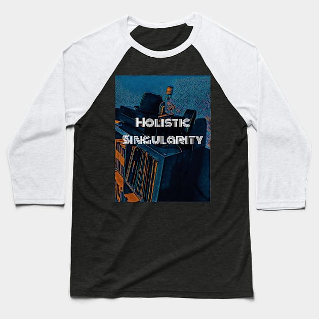 Holistic Singularity Art Baseball T-Shirt by tagheue